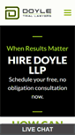 Mobile Screenshot of doylelawfirm.com